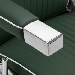 Fotel barberski Gabbiano Visionerio zielony