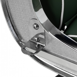 Fotel barberski Gabbiano Visionerio zielony