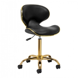 Taboret kosmetyczny Gabbiano Q-4599G v2 czarny