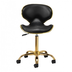 Taboret kosmetyczny Gabbiano Q-4599G v2 czarny