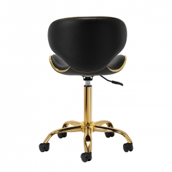 Taboret kosmetyczny Gabbiano Q-4599G v2 czarny