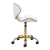 Taboret kosmetyczny Gabbiano Q-4599G biały