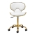 Taboret kosmetyczny Gabbiano Q-4599G biały