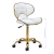 Taboret kosmetyczny Gabbiano Q-4599G biały
