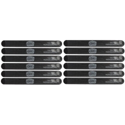 50 x RONNEY Professional PREMIUM Nailfile -PILNIK 100/180 CZARNY PROSTY