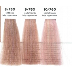 LISAP FARBA 9/760 Bardzo Jasny Naturalny Beżowqy Miedziany Blond 100ml